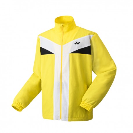 YONEX Men's Warm-up Jacket, Club Team YM0020 Light Yellow