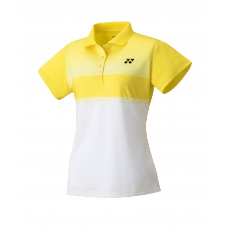 YONEX Women's Polo Shirt, Club Team YW0019 Light Yellow