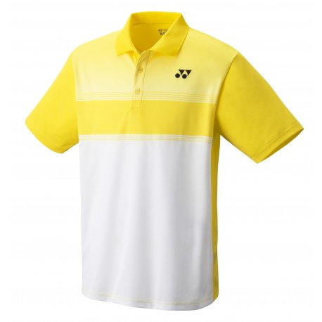 YONEX Men's Polo Shirt, Club Team YM0019 Light Yellow