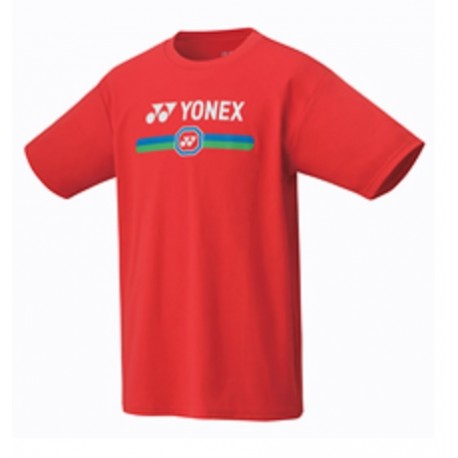 YONEX Men's T-Shirt, Practice 16427 Flash Red
