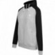VICTOR unisex Sweater Jacket V-13400 H - schwarz-grau