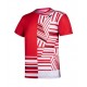 VICTOR T-Shirt T-10002 TD rot-weiß, Gr. M