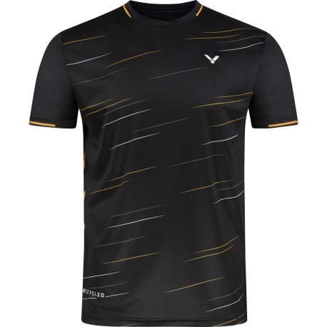 VICTOR T-Shirt unisex T-23100 C, schwarz