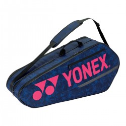 YONEX 42126EX TEAM RAQUET BAG(6pcs), Navy/Pink