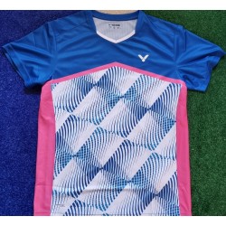 VICTOR unisex T-Shirt T-20017, blau, Gr. M