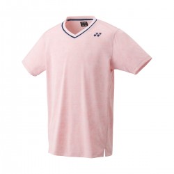 YONEX Men's Crew Neck Shirt 10451, french pink