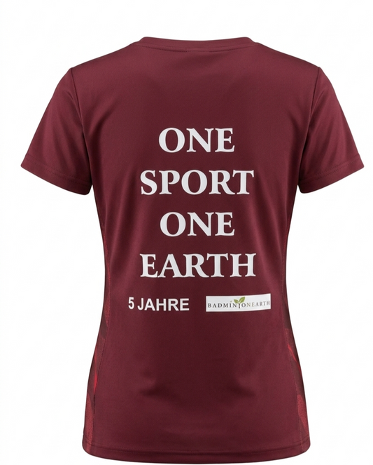 5 Jahre BadmintONEarth - VICTOR T-Shirt T-43102 D, unisex