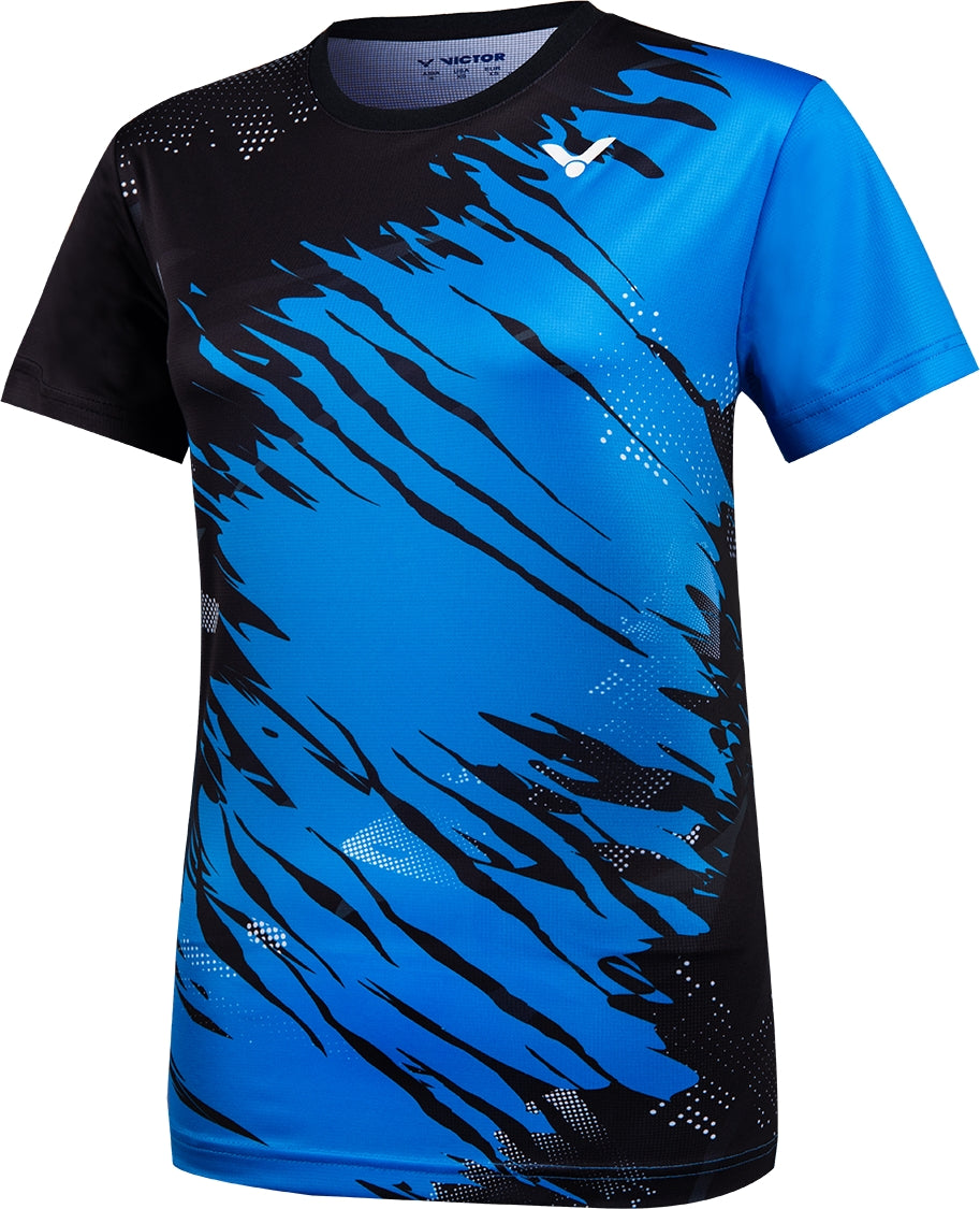 VICTOR Ladies T-Shirt T-11000 TD M - blau-schwarz