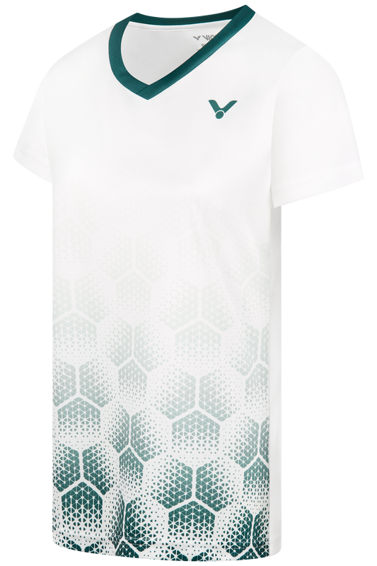 VICTOR T-Shirt T-54103 A, weiß