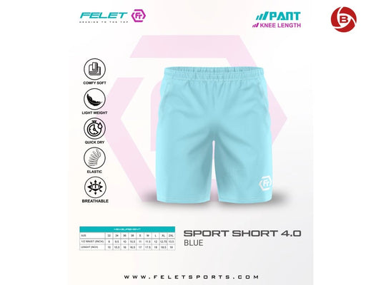 FELET unisex Sport-Shorts 4.0 tiffany