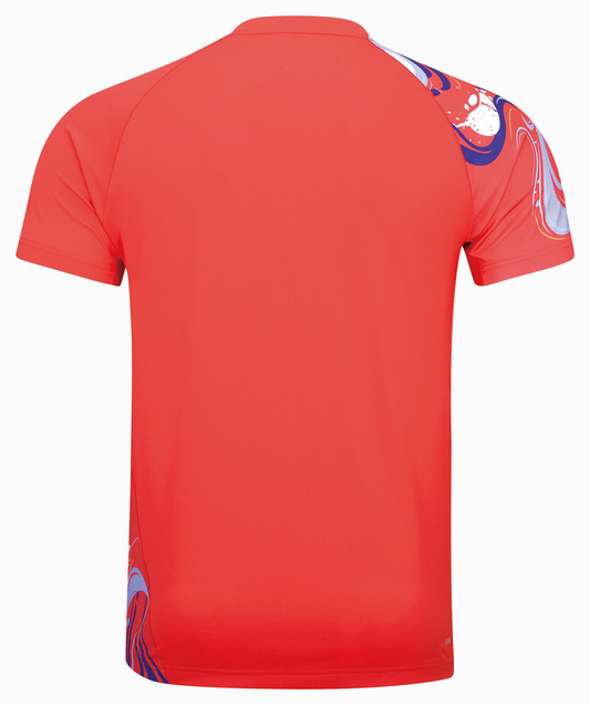 Li-Ning Unisex Sportshirt Fan Edition China Youth Team Koi - rot - AAYU231-3
