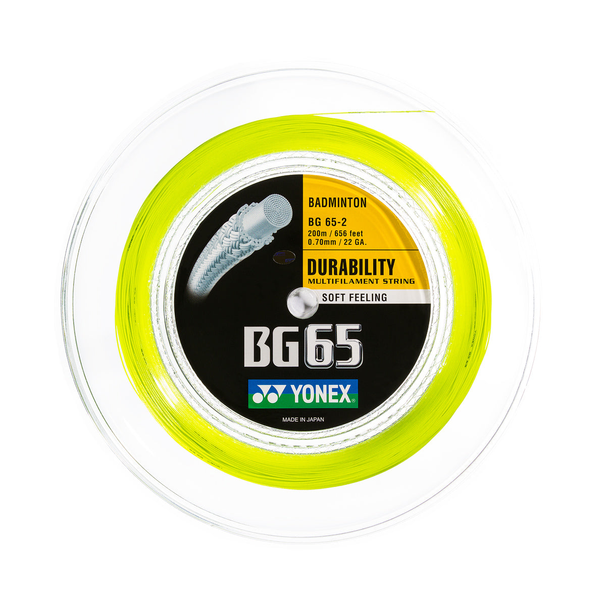 YONEX BG-65, 200m Rolle