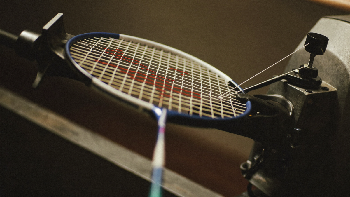 Badmintonschläger besaiten: Härte und Saitenwahl