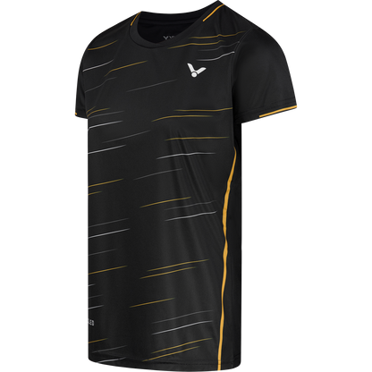 VICTOR T-Shirt female T-24100 C, schwarz
