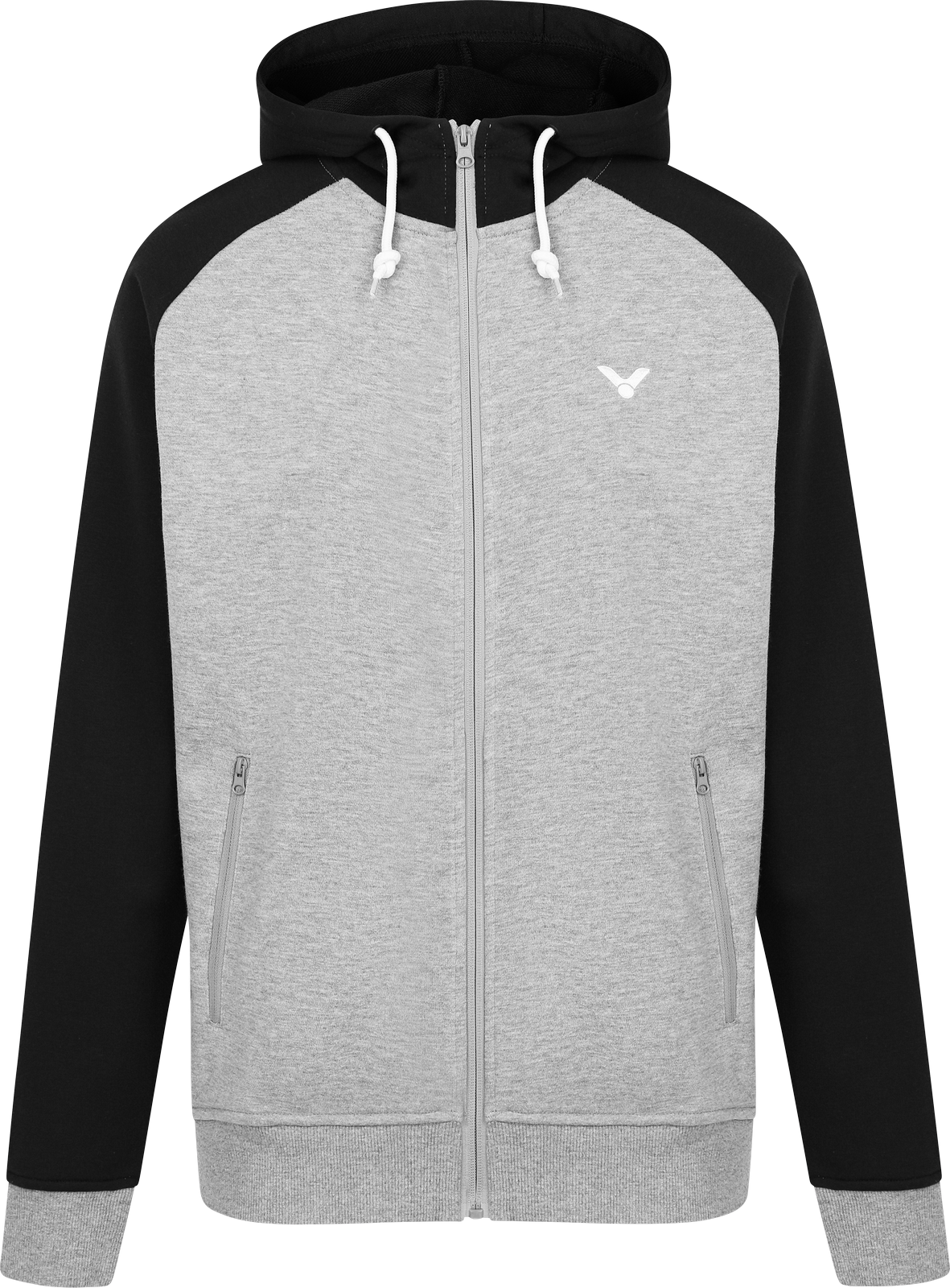 VICTOR unisex Sweater Jacket V-13400 H - schwarz-grau