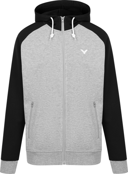 VICTOR unisex Sweater Jacket V-13400 H - schwarz-grau