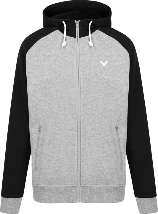 VICTOR unisex Sweater Jacket V-13400 H - schwarz-grau