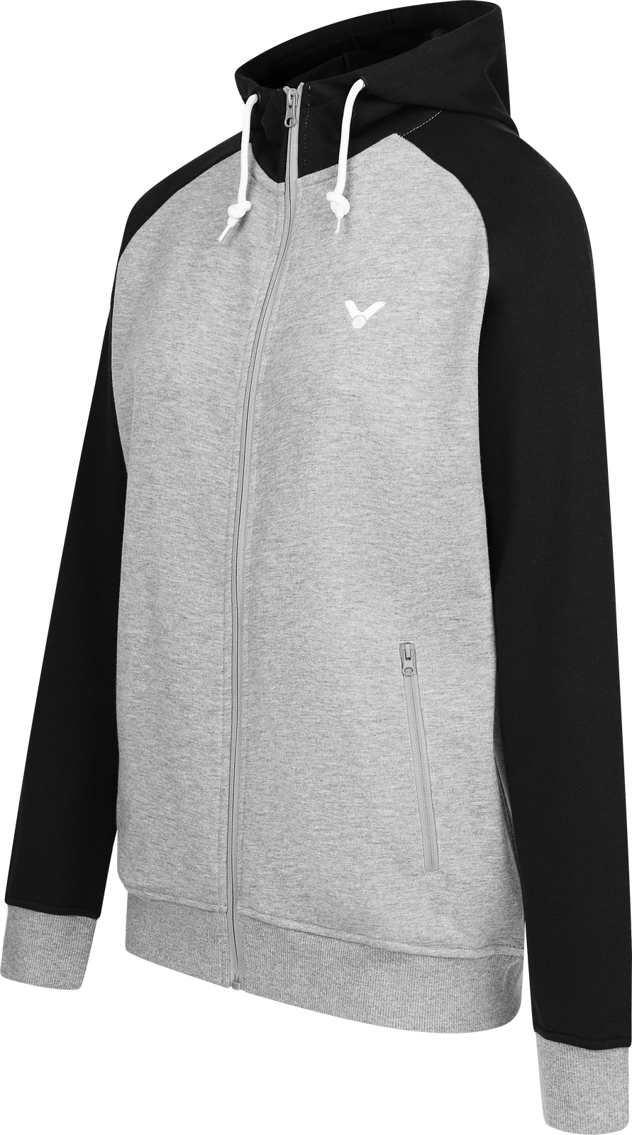 VICTOR unisex Sweater Jacket V-13400 H - schwarz-grau
