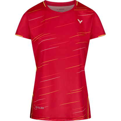 VICTOR T-Shirt female T-24101 D, rot