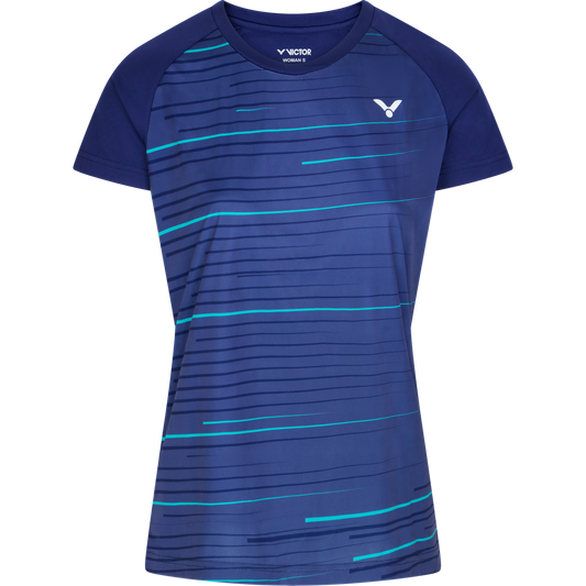 VICTOR T-Shirt T-34100 B female, blau