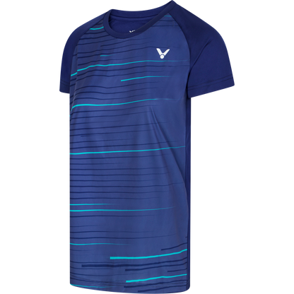 VICTOR T-Shirt T-34100 B female, blau