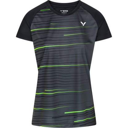 VICTOR T-Shirt T-34101 C female, schwarz