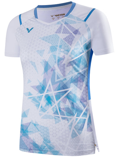 VICTOR T-Shirt T-41001TD, weiß