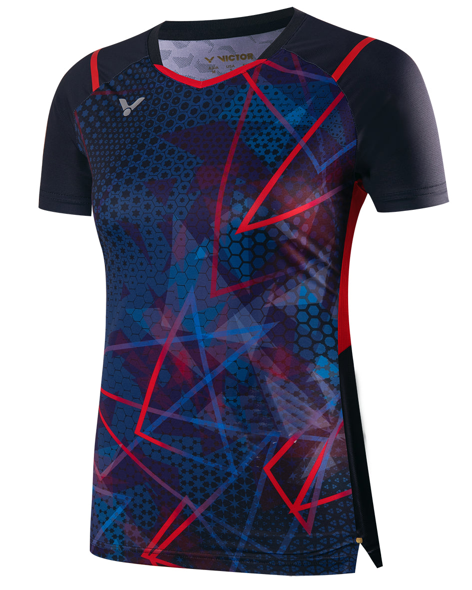 VICTOR T-Shirt T-41001TD, schwarz