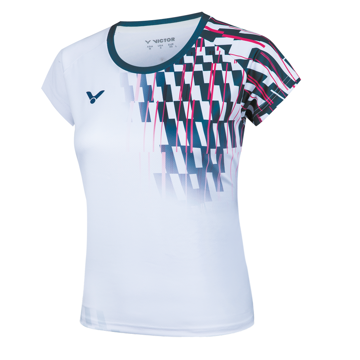 VICTOR T-Shirt T-51001TD A, weiß