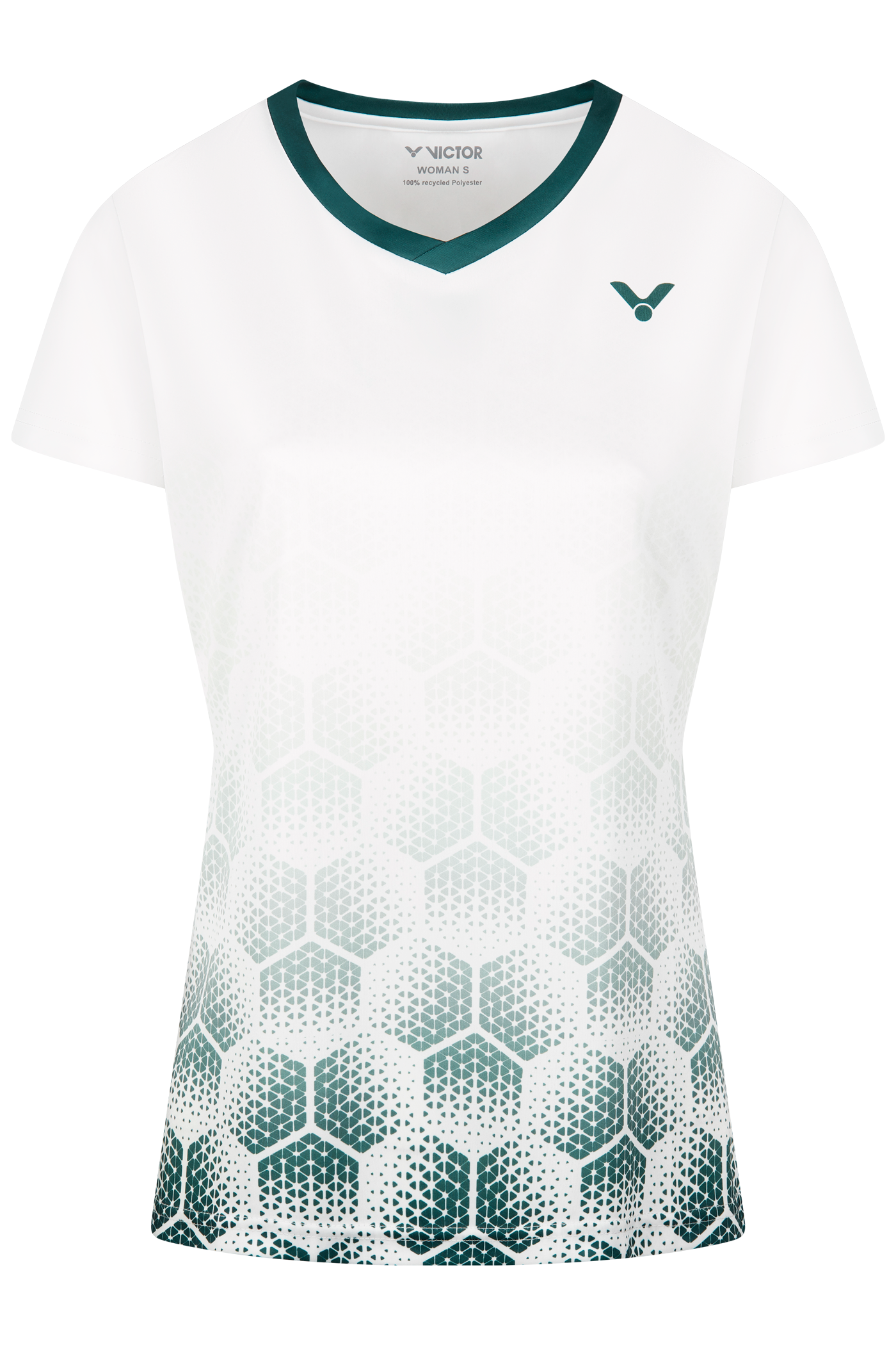 VICTOR T-Shirt T-54103 A, weiß