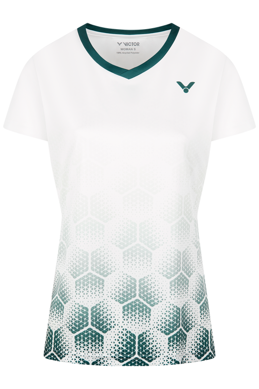 VICTOR T-Shirt T-54103 A, weiß