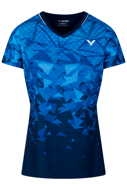 VICTOR T-Shirt T-54100 B, blau