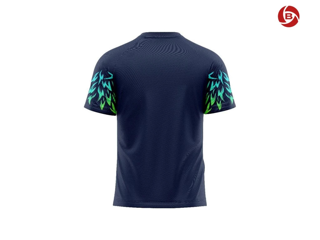 FELET Unisex T-shirt RN 3619 Blue/Green