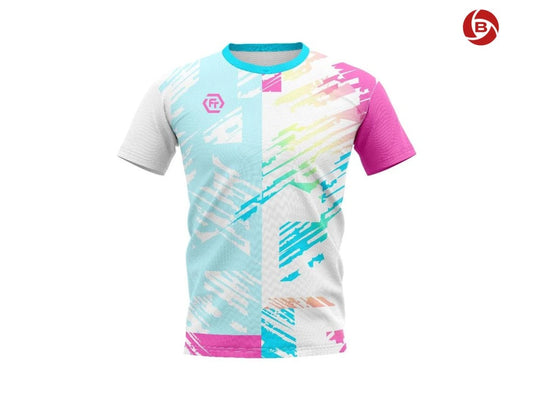 FELET Unisex T-shirt RN 3620 White/Pink
