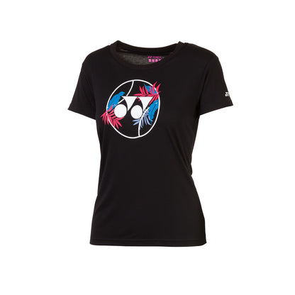 YONEX Women's T-Shirts 16514 schwarz, Größe M
