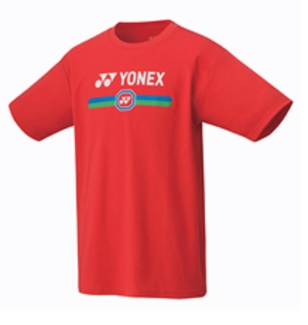 YONEX Men's T-Shirt, Practice 16427 Flash Red