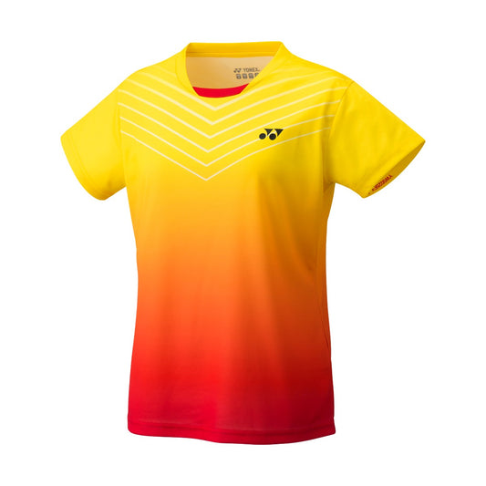 YONEX Women's Crew Neck Shirt YW0025 Light Yellow, Größe S