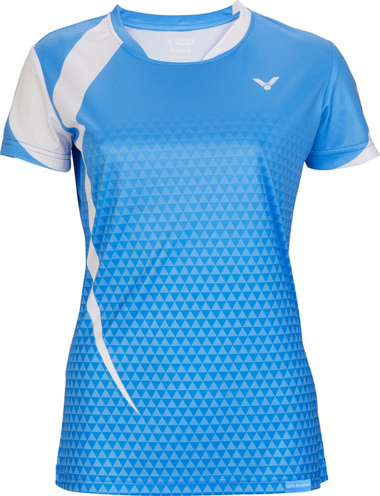 VICTOR Eco Series Ladies T-Shirt T-04102 M - hellblau