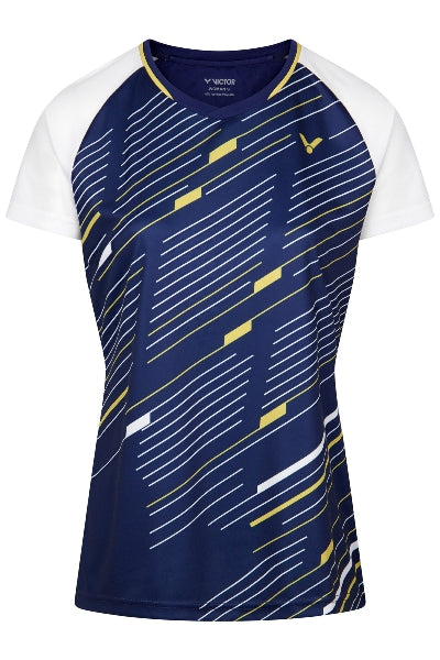 VICTOR T-Shirt T-44100, blau