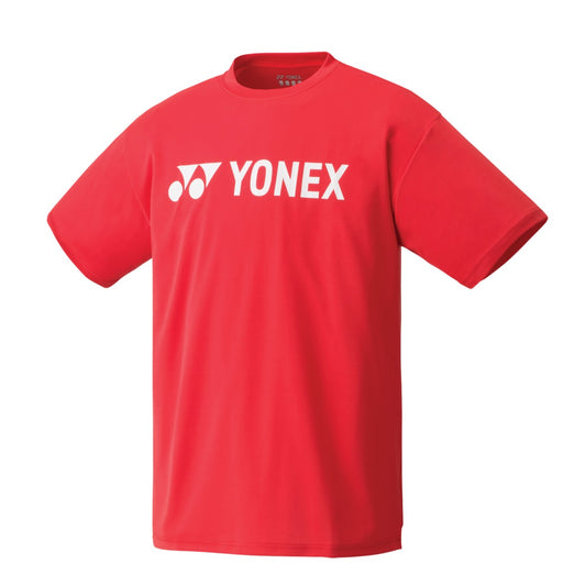 YONEX Men's T-Shirt, Club Team YM0024 Sunset Red, Größe L