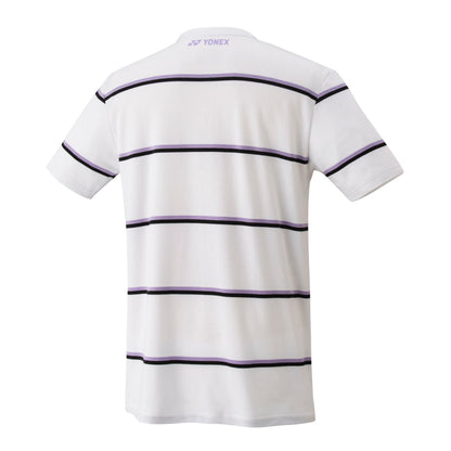 YONEX T-SHIRT HERREN 16620, weiß, Größe L (100% Baumwolle)