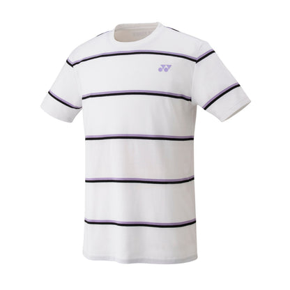 YONEX T-SHIRT HERREN 16620, weiß, Größe L (100% Baumwolle)