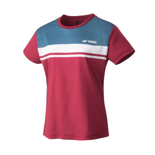 YONEX T-SHIRT DAMEN 16638, reddish rose