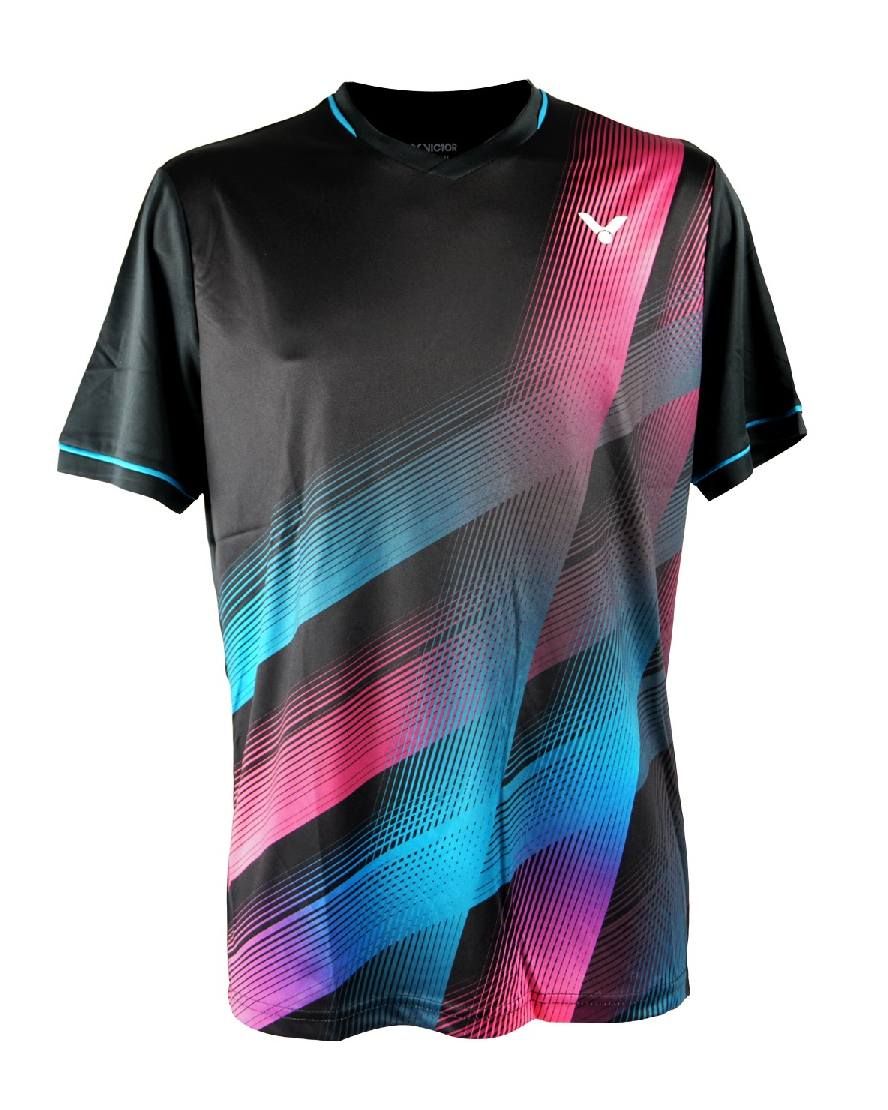 VICTOR T-Shirt T-53104 C, schwarz