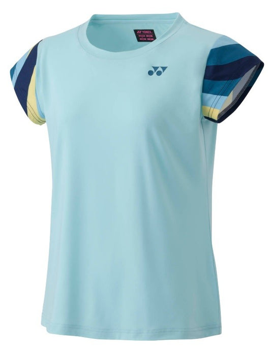 YONEX T-SHIRT DAMEN, cyan
