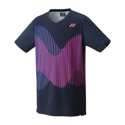 YONEX Men's Crew Neck Shirt 10562, indigo marine