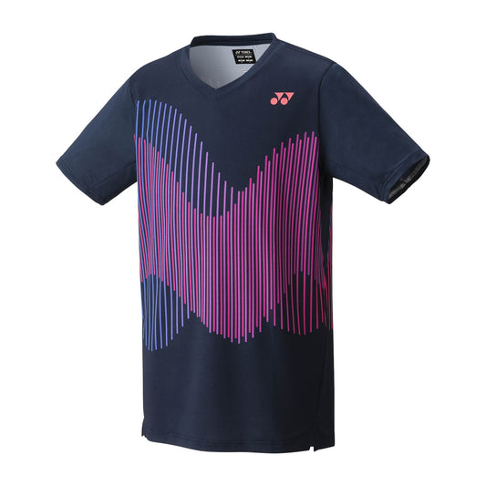 YONEX Men's Crew Neck Shirt 10562, indigo marine