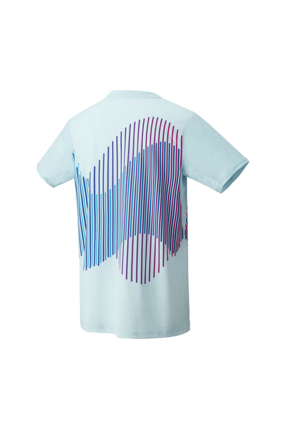 YONEX Men's Crew Neck Shirt 10562, crystal blue