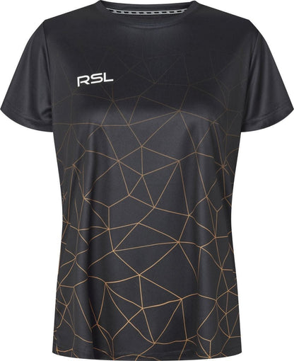 RSL Jane ladies Shirt, schwarz/gold