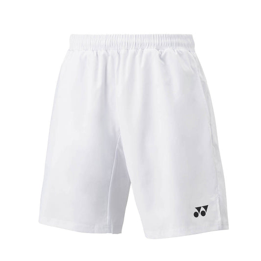 YONEX YM0036 Men's Shorts, CLUB TEAM, White